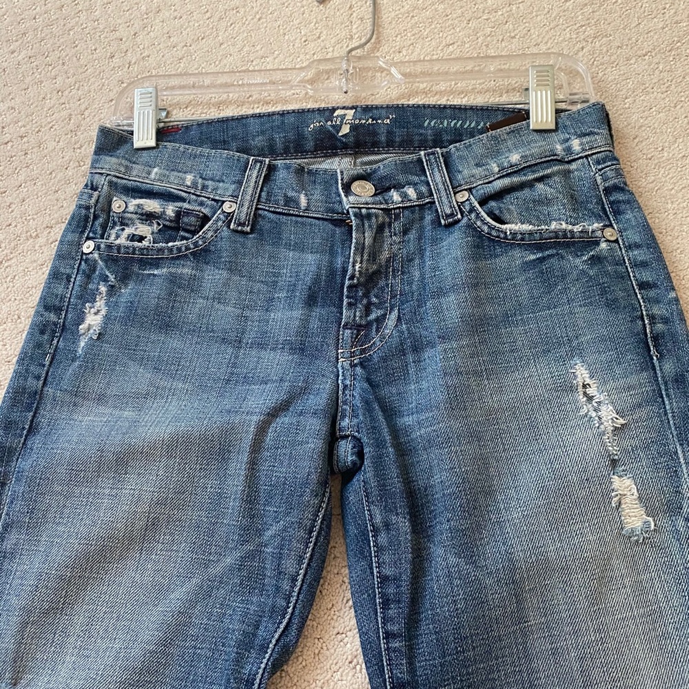 Seven Jeans - distressed Roxanne style - Picture 6 of 7